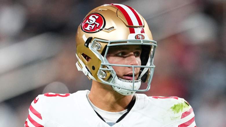 San Francisco 49ers' quarterback Brock Purdy