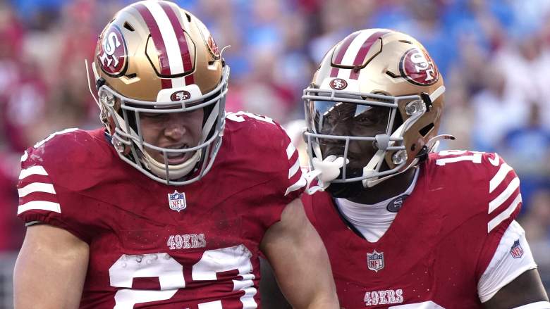 San Francisco 49ers Christian McCaffrey and Deebo Samuel