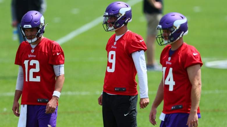 Nick Mullens, J.J. McCarthy, Sam Darnold, Minnesota Vikings