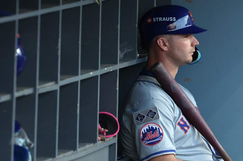 Baltimore Orioles first baseman Pete Alonso makes stab at New York Mets president of baseball operations David Stearns.