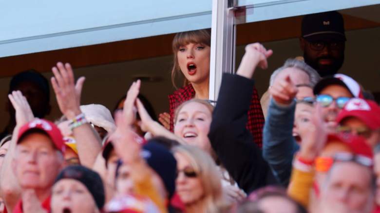 Taylor Swift at the Kansas City Chiefs playoff game