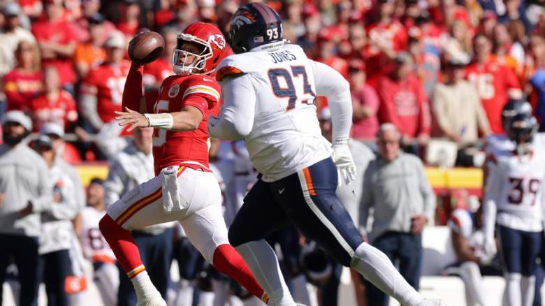 Patrick Mahomes, D.J. Jones, Denver Broncos