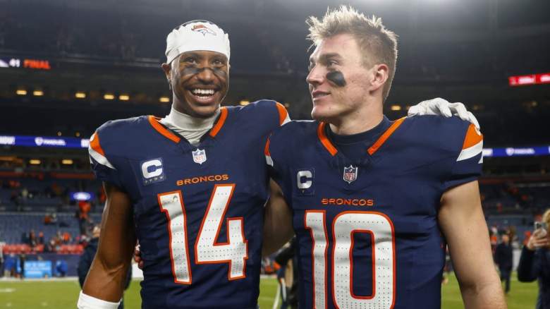 Courtland Sutton, Bo Nix, Denver Broncos