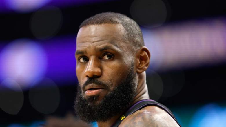 LeBron James of the Los Angeles Lakers