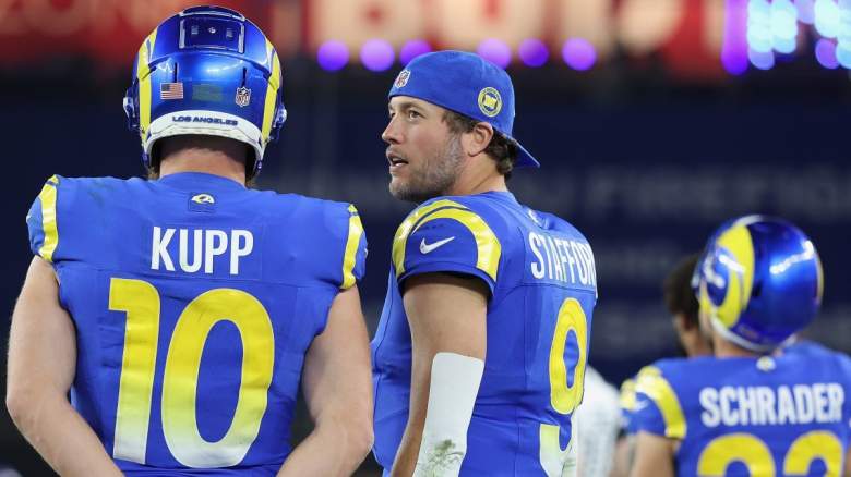 Cooper Kupp, Matthew Stafford, Cody Schrader, Los Angeles Rams