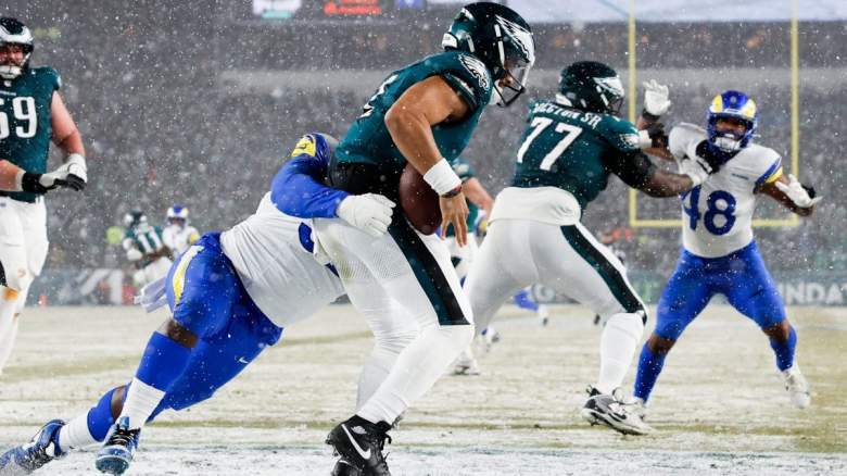 Neville Gallimore, Jalen Hurts, Los Angeles Rams