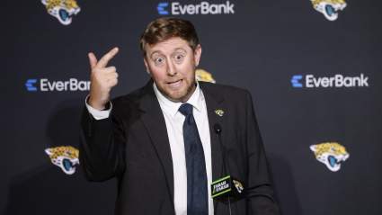Former Bucs OC Liam Coen’s Awkward Moment at Jaguars Intro