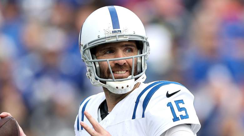 Indianapolis Colts' quarterback Joe Flacco, San Francisco 49ers