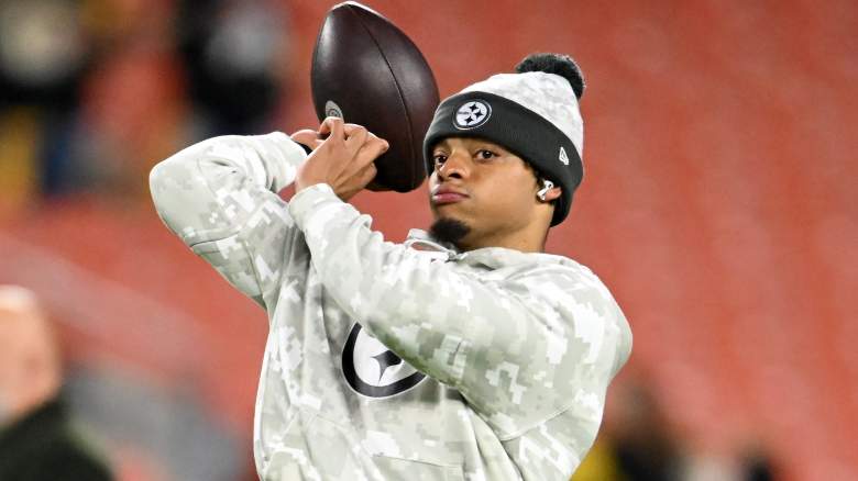 Steelers quarterback Justin Fields.