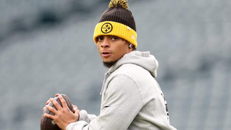 Steelers quarterback Justin Fields.