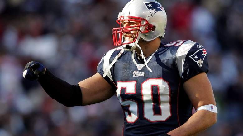 Mike Vrabel in Patriots Uniform