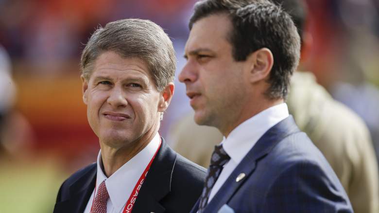 Chiefs' Clark Hunt and Brett Veach.