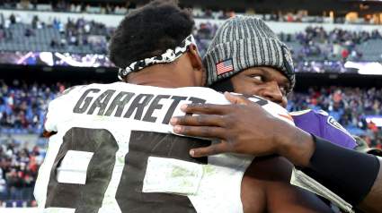 Lamar Jackson Sends Message on Myles Garrett After Browns Trade Demand
