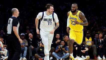 LeBron James’ First Reaction to Luka Doncic-Anthony Davis Trade Leaked