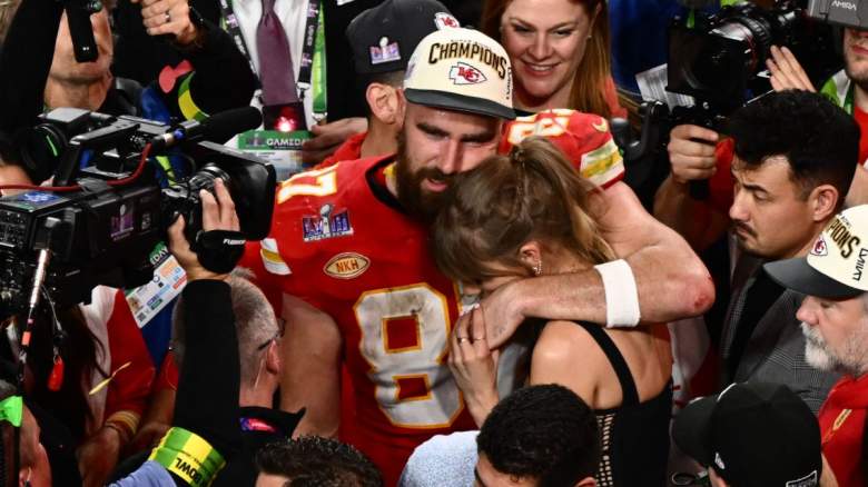 Taylor Swift and Travis Kelce