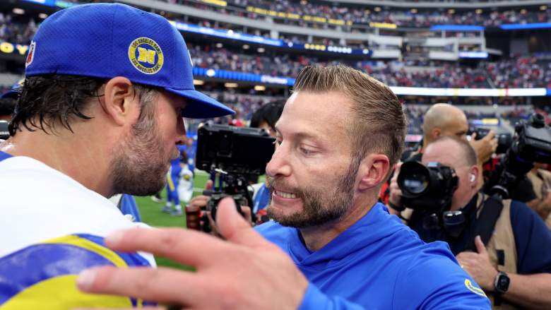 Matthew Stafford, Sean McVay, Los Angeles Rams