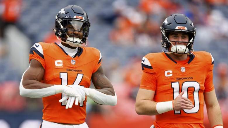 Courtland Sutton, Bo Nix, Denver Broncos