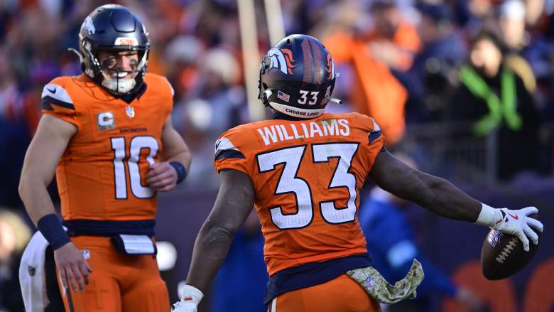 Bo Nix, Javonte Williams, Denver Broncos