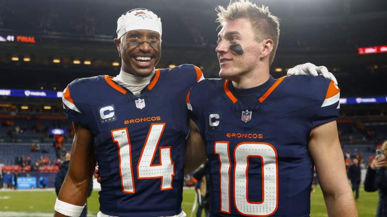 Courtland Sutton, Bo Nix, Denver Broncos