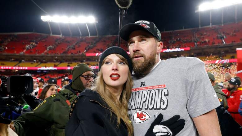 Kansas City Chiefs tight end Travis Kelce and Taylor Swift