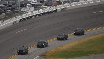 PHOTOS & VIDEO: President Donald Trump Leads Field at Daytona 500