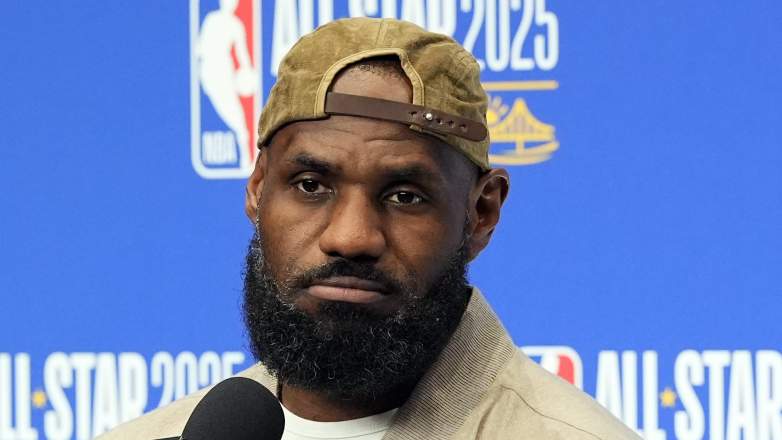 Los Angeles Lakers star LeBron James had an awkward encounter with Jaylen Brown.