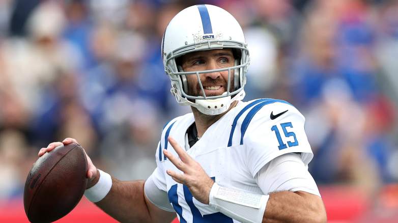 Indianapolis Colts quarterback Joe Flacco