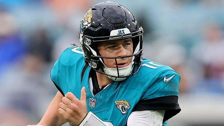 Jacksonville Jaguars quarterback Mac Jones