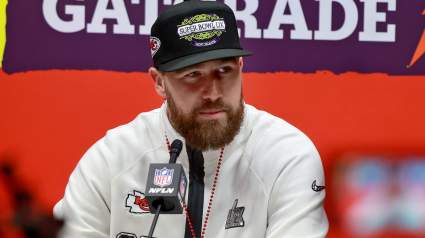 Chiefs’ Travis Kelce’s Retirement Answer Turns Heads at Super Bowl Media Night
