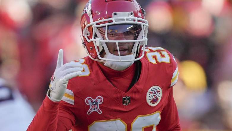 Chiefs cornerback Trent McDuffie.