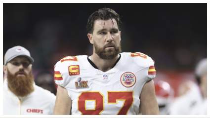 Travis Kelce Resurfaces in FaceTime Video After Big Super Bowl Loss