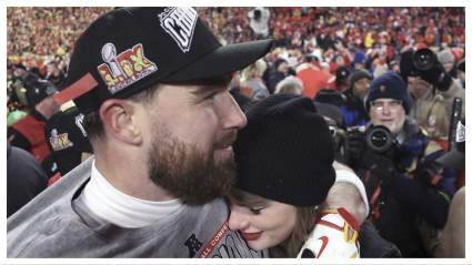 Travis Kelce Is Asked Pointblank Whether He’s Proposing to Taylor Swift