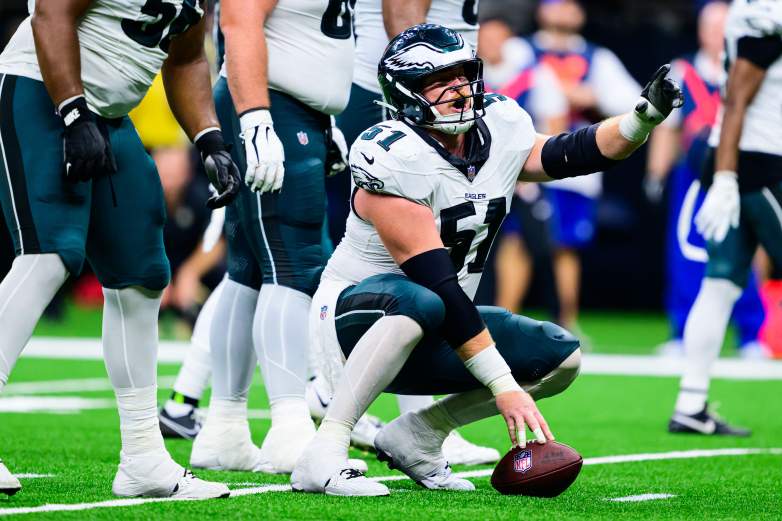 Philadelphia Eagles center Cam Jurgens