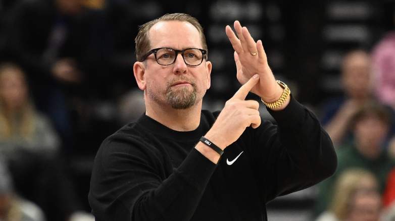 Sixers head coach Nick Nurse