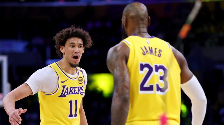 Jaxson Hayes, LeBron James, Lakers