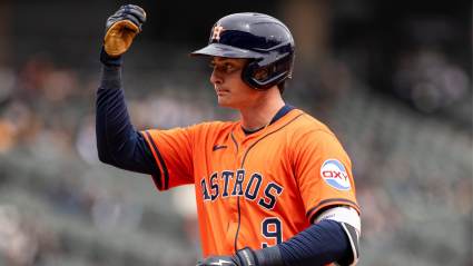 Houston Astros Rookie Bat Might Be Too Hot to Bench
