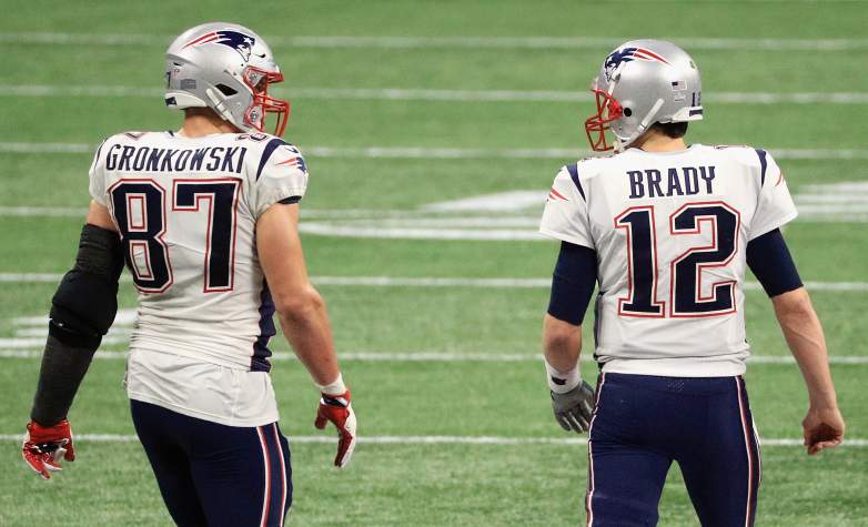 Rob Gronkowski and Tom Brady