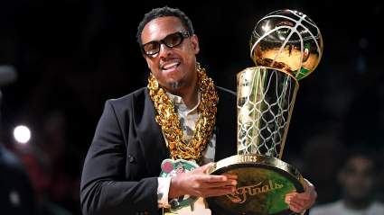 Paul Pierce Does 8-Hour Walk of Shame to Pay Off Game 2 Bet