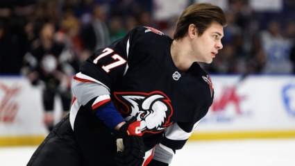 Trade Pitch Sees Blackhawks Acquiring Peterka in 5-Player Blockbuster