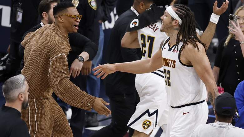 Russell Westbrook and Aaron Gordon