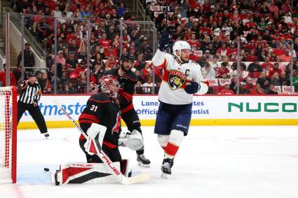 Hurricanes make dubious history with Game 1 loss to Panthers