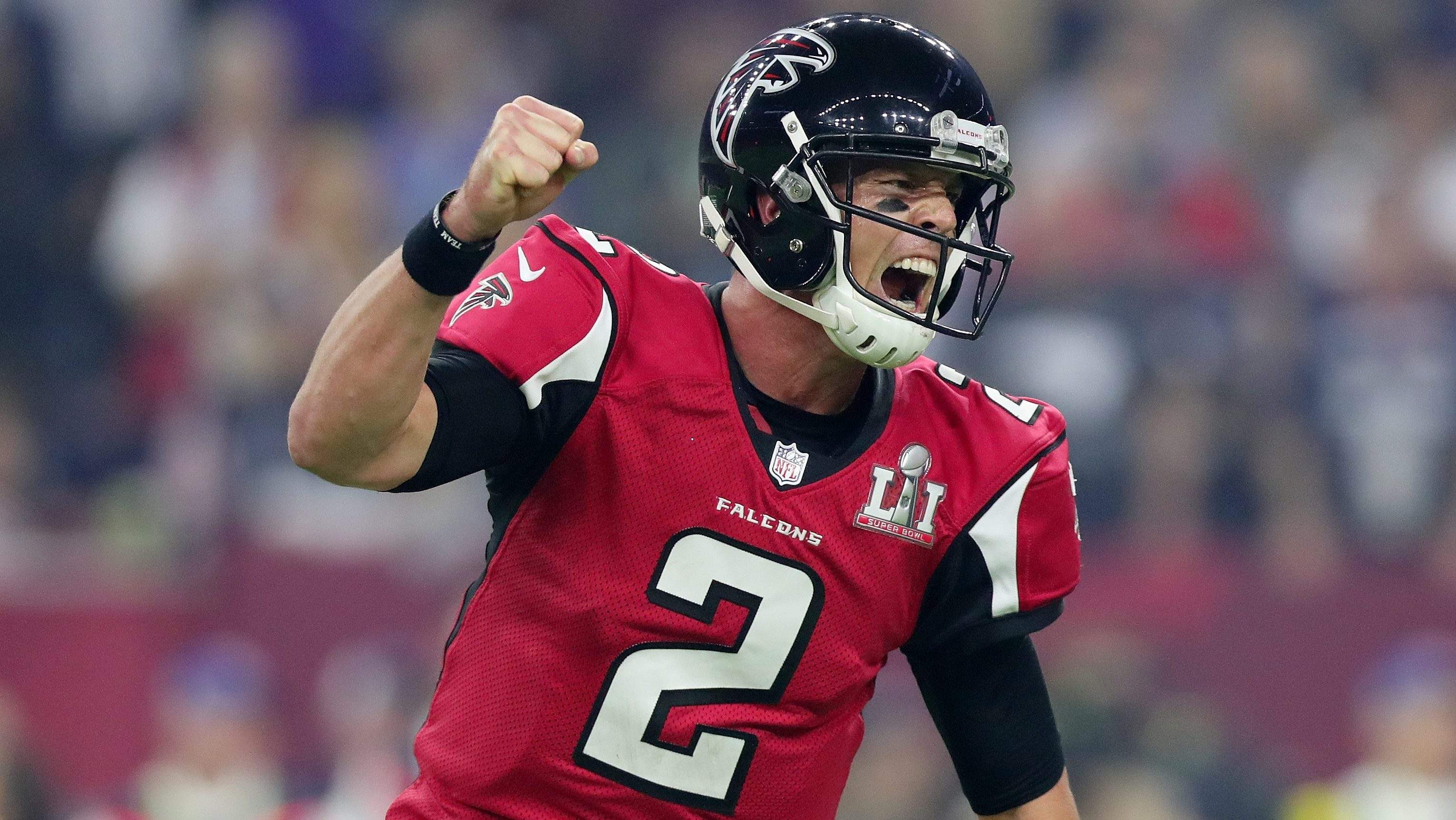 Matt Ryan of the Atlanta Falcons reacts during Super Bowl 51
