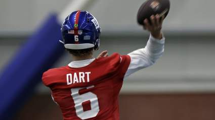 Giants Make Jaxson Dart Announcement Amid OTAs