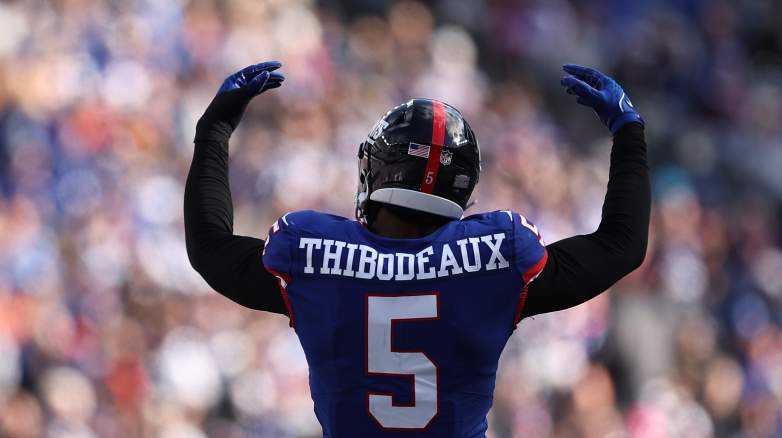 Giants OLB Kayvon Thibodeaux.