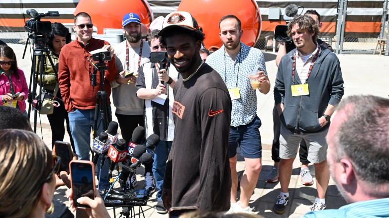 Shedeur Sanders is embracing the competition with the Browns.