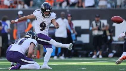 Ravens Attempts to Replace Justin Tucker Hit a Snag