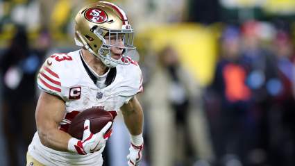 Christian McCaffrey Goes Viral in New Photo with Bijan Robinson, Luke McCaffrey
