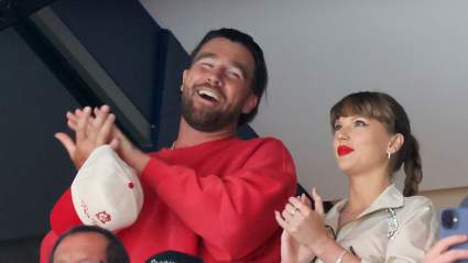 Chiefs’ Travis Kelce and Taylor Swift Seen at Stanley Cup Finals