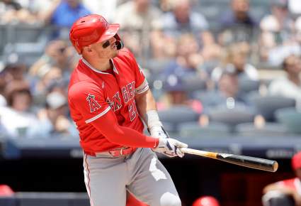 Angels’ Mike Trout Crushes 112 MPH Homer, Declares Angels Return In Style