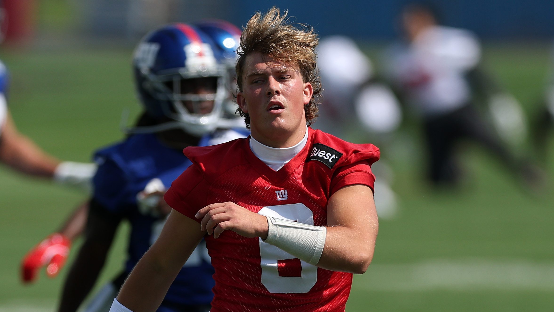 Jaxson Dart assessment after Giants minicamp.